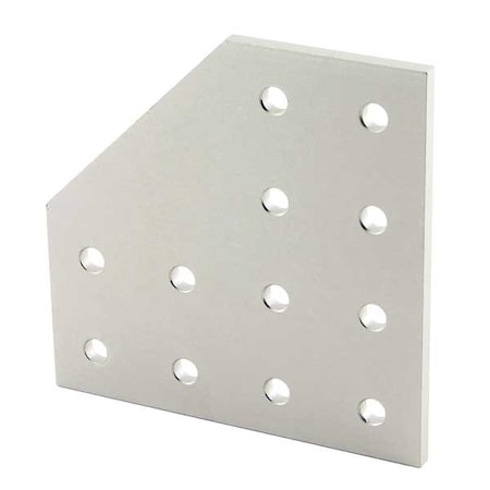 JoiningPlate, Aluminum, Silver, 4in, 4in MPN:4128