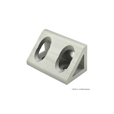 InsideCornerConnector, Alum, Slvr, 1in, 1in MPN:4134