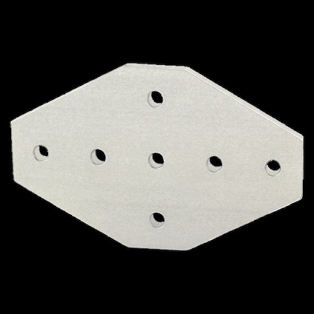 CrossJoiningPlate, Alum, Slvr, 3in, 13/64in MPN:4135
