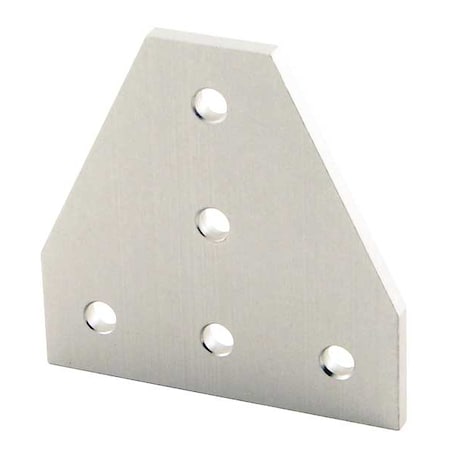 JoiningPlate, Aluminum, Silver, 3in, 3in MPN:4140