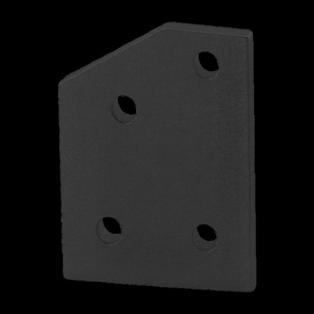 Angle Joining Plate, 30 Deg 4 Hole 10S MPN:4143-BLACK