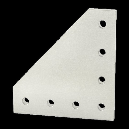 JoiningPlate, Aluminum, Silver, 4in, 13/64in MPN:4152