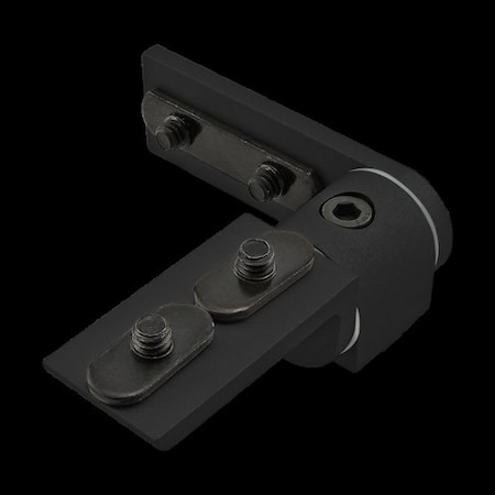 Living Hinge 0 Deg W/Crnr Brkt 10S MPN:4161-BLACK