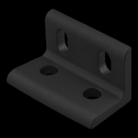 Slotted 4 Hole Inside Corner Bracket 40S MPN:4260-BLACK