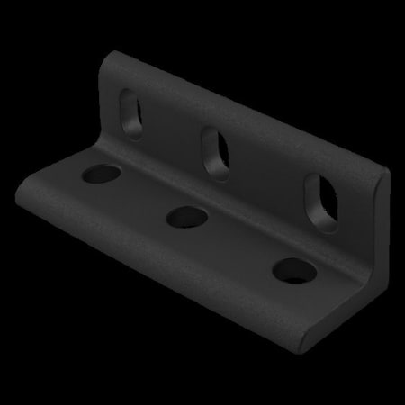 Slotted 6 Hole Inside Corner Bracket 10S MPN:4266-BLACK