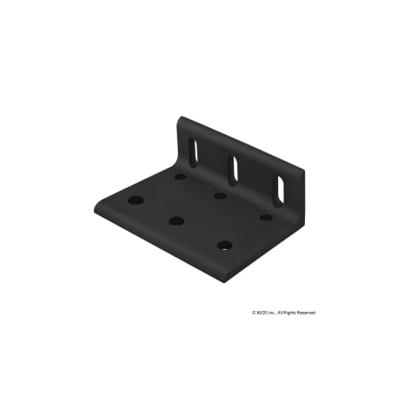 Slotted 9 Hole Inside Corner Bracket 15S MPN:4281-BLACK