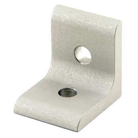 Inside Corner Bracket, 2 Mounting Holes, 1-1/2 in L, 1-5/16 in W, Aluminum, 15 Series MPN:4302