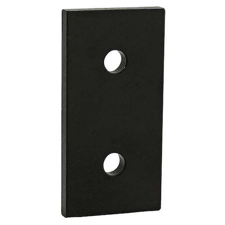 StraightFlatPlate, Alum, Blk, 3in, 11/2in MPN:4307-BLACK