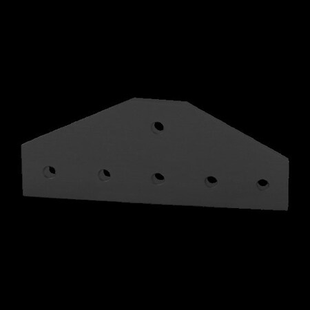 Black 15 S 6 Hole Tee Joining Plate MPN:4310-BLACK