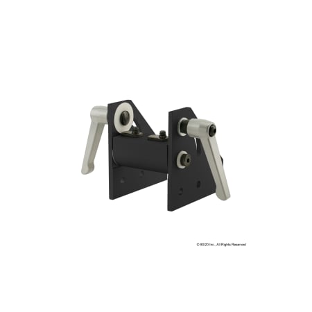Black 15 S 90 Deg Pivot Bracket W/L-Hand MPN:4318-BLACK