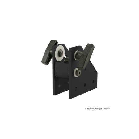 Black 15 S 90 Deg Pivot Bracket W/T-Hand MPN:4319-BLACK