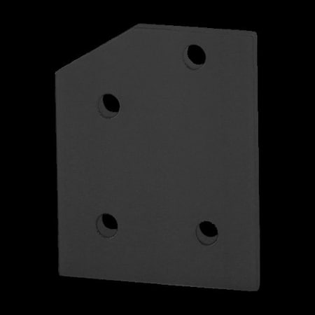 Angle Joining Plate, 30 Deg 4 Hole 15S MPN:4331-BLACK