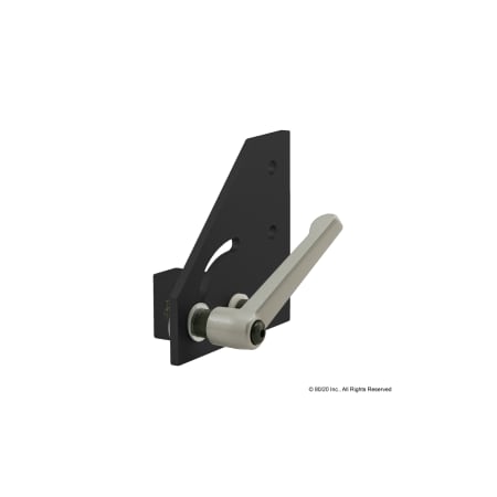 Lft Hand Pivot Brkt, 0 Deg, W/L-Handle MPN:4339-BLACK
