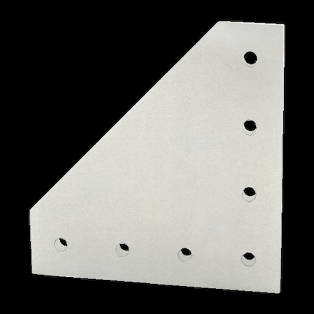 JoiningPlate, Aluminum, Silver, 6in, 1/4in MPN:4352