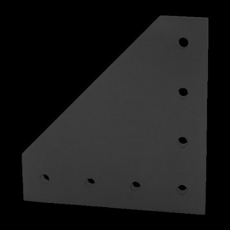 Black 15 S 7 Hole 90 Deg Joining Plate MPN:4352-BLACK