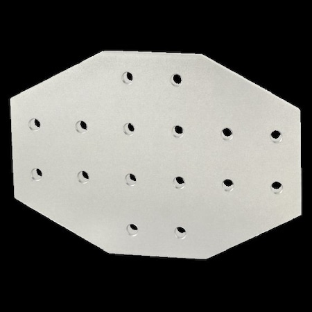 CrossJoiningPlate, Alum, Silver, 6in, 1/4in MPN:4370