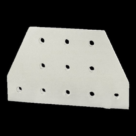 TeeJoiningPlate, Alum, Silver, 41/2in, 1/4in MPN:4421