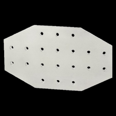 CrossJoiningPlate, Alum, Silver, 6in, 1/4in MPN:4423