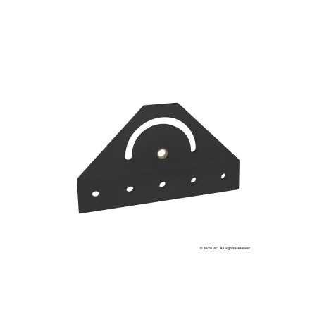 PivotBracket, Aluminum, Black, 41/2in, 1/4in MPN:4424-BLACK