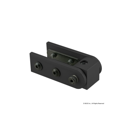 Blk 15 S Rt Angle 90 Deg Living Hinge MPN:4429-BLACK