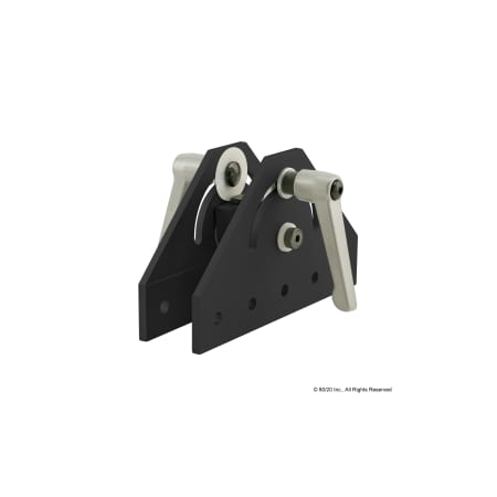 PivotBracket, Alum, Blk, 41/2in, 617/32in MPN:4453-BLACK