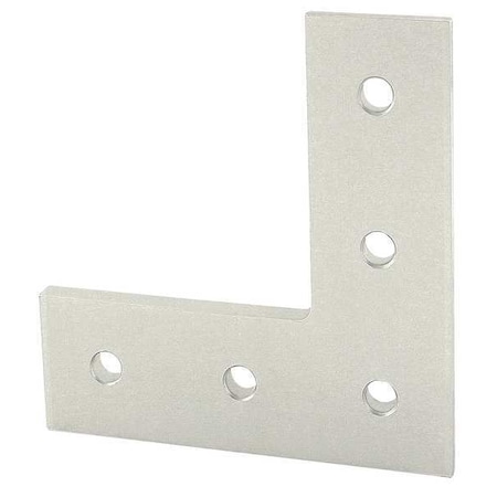 LFlatPlate, Aluminum, Silver, 41/2in, 41/2in MPN:4481