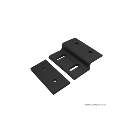 Sgl Mesh Retainer W/Dbl Back Plate 90mm MPN:45-2435-BLACK