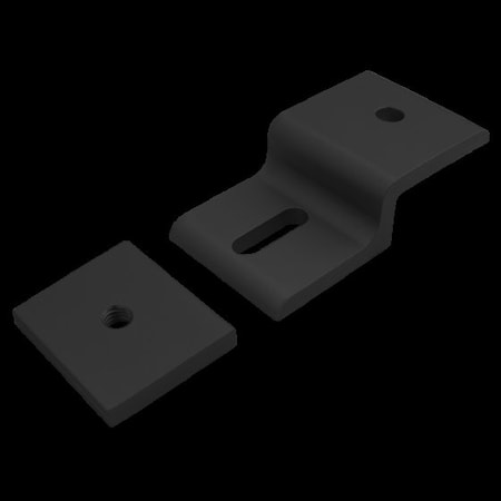 Single 45mm Mesh Retainer W/Back Plate MPN:45-2436-BLACK