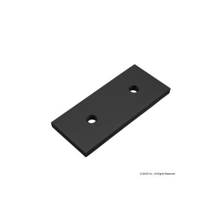 Black 45 Series Single Backing Plate MPN:45-2437-BLACK
