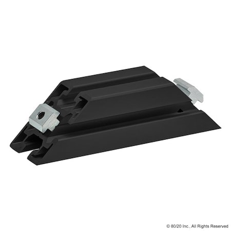 Black 45-4545 X 160mm 45 Degree Support MPN:45-2525-BLACK