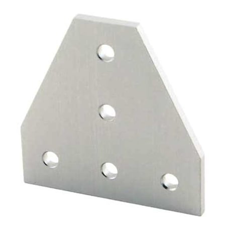 TeeFlatPlate, Aluminum, Silver, 135mm, 135mm MPN:45-4340