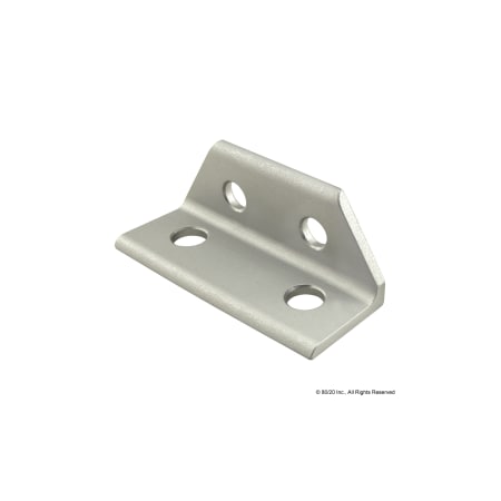 InsideCornerBracket, Alum, Silver, 1in, 1in MPN:4511