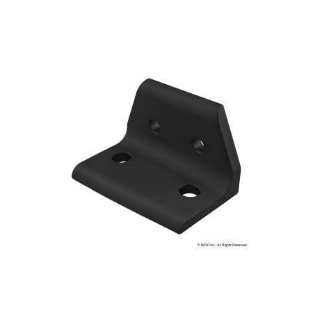Dbl Wide Trans Inside Crnr Brkt, 4 Hole MPN:4512-BLACK