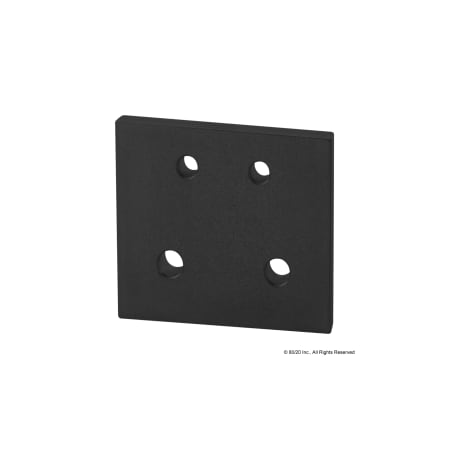 Blk 10S To 15S 4 Hole Transition Plate MPN:4515-BLACK