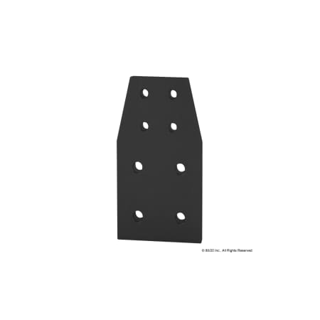 Blk 10S To 15S 8 Hole Transition Strip MPN:4518-BLACK