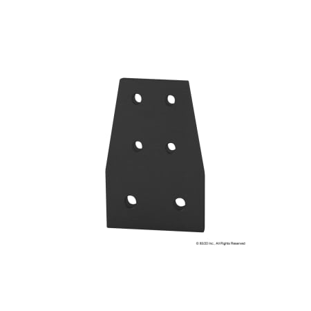 Joining Strip, 6 Hole 15 To 10 Series MPN:4519-BLACK