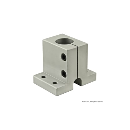 ShaftBase, Aluminum, Silver, 21/2in, 21/8in MPN:5050