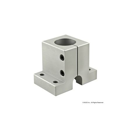 ShaftBase, Aluminum, Silver, 3in, 21/2in MPN:5200