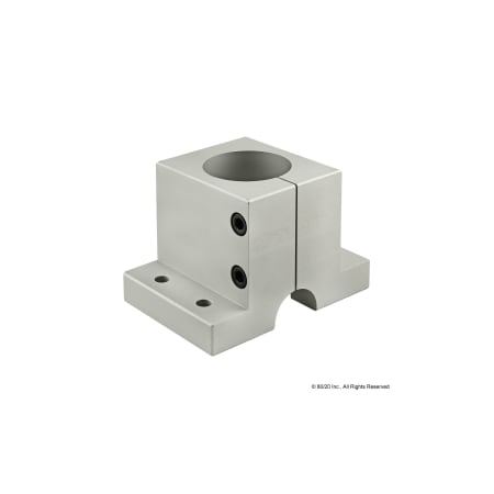 SingleShaftBase, Alum, Slvr, 31/4in, 31/4in MPN:5300