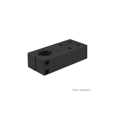 Sgl Shaft Pre Drilled Mount Plate, 1