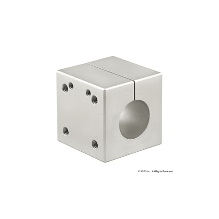 MountingBlock, Aluminum, Silver, 2in, 2in MPN:5550