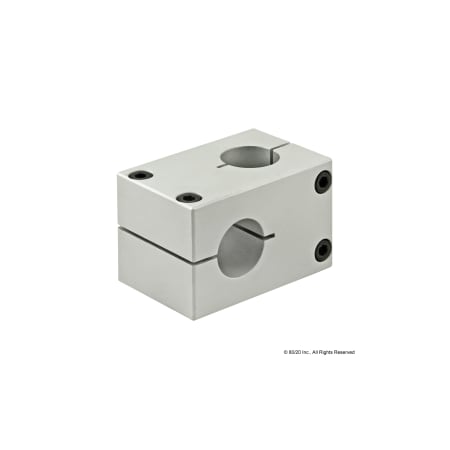 CrossClamp, Aluminum, Silver, 2in, 2in MPN:5575