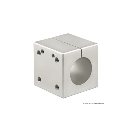 MountingBlock, Alum, Silver, 21/2in, 21/2in MPN:5600