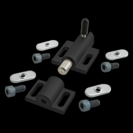 Black Deadbolt Latch W/ Top Latch MPN:65-2053-BLACK
