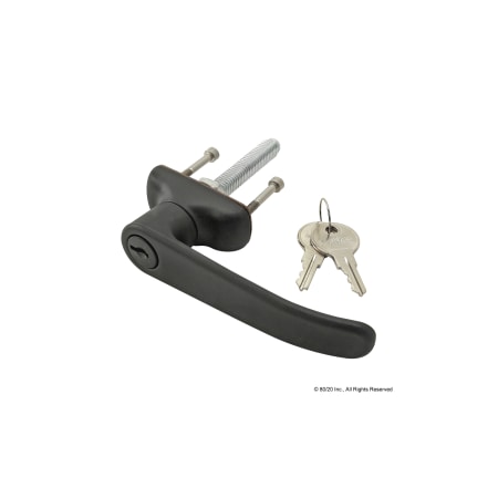 Black L-Handle W/Lock Clockwise MPN:65-2927