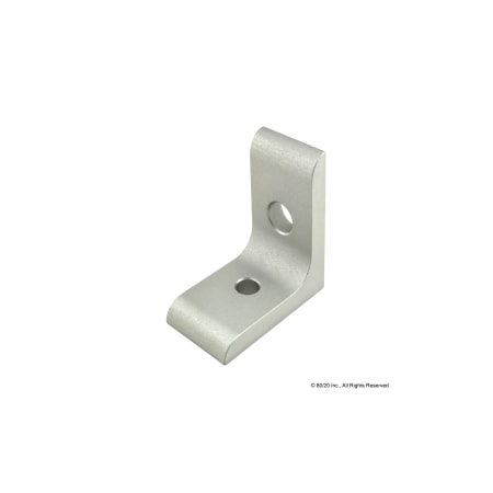 InsideCornerBracket, Alum, Slvr, 40mm, 40mm MPN:65-4503
