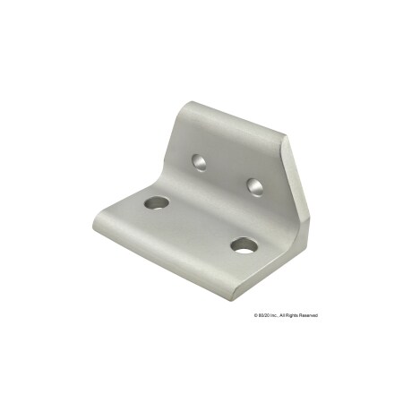 InsideCornerBracket, Alum, Slvr, 40mm, 40mm MPN:65-4512
