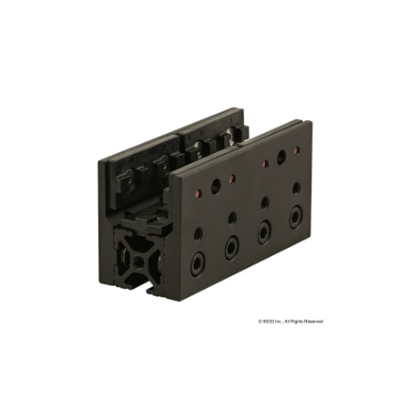 Blk 10S Long Single Unibearing Assembly MPN:6732-BLACK