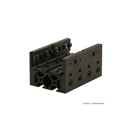 Blk 10S Long Single Unibearing Assembly MPN:6733-BLACK