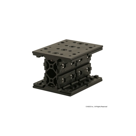 Blk 10S Long Double Unibearing Assembly MPN:6737-BLACK